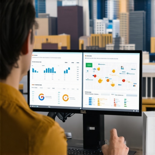 Digital marketer reviewing Memphis local SEO analytics