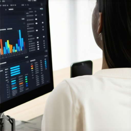 Marketing professional reviewing Memphis local SEO analytics on a computer