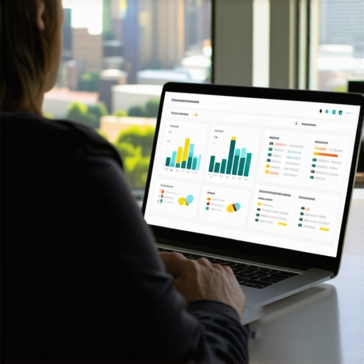 Local SEO Analytics in Memphis Person analyzing Memphis local SEO data on a laptop