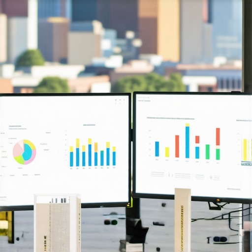 Monitoring local SEO performance with multiple screens showing Memphis rankings and analytics