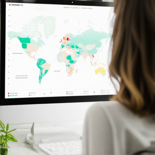 Strategist reviewing Memphis SEO metrics and local map rankings.
