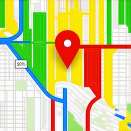 A visualization of Google Maps ranking performance across different neighborhoods in Memphis.