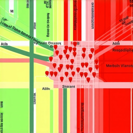 A ranking grid showing Google Maps visibility across Memphis neighborhoods for a local business.