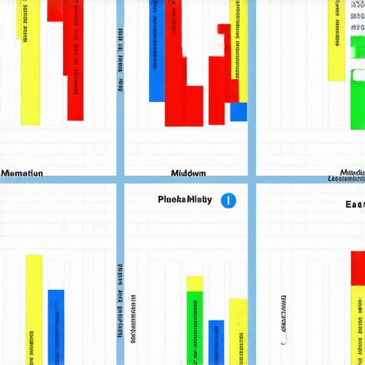 A visual ranking grid showing how a Memphis business appears in search results across different geographic locations in the city.