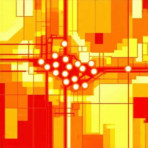 A digital heat map illustrating how local SEO rankings vary across different Memphis neighborhoods.