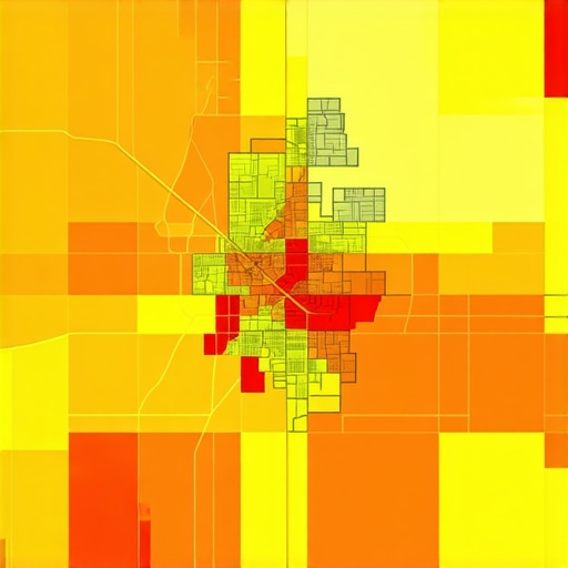 Memphis Local Search Proximity Heatmap Heatmap visualization of Google Maps rankings across Memphis neighborhoods