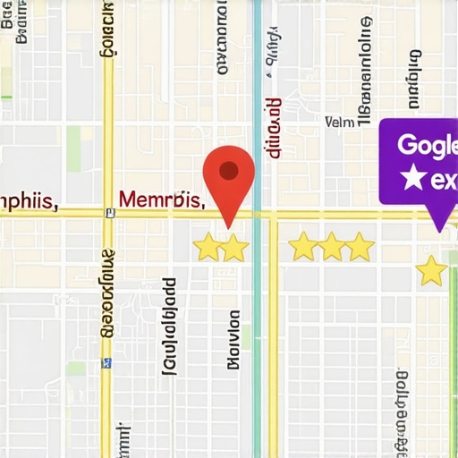 Visual representation of a business dominating the Memphis Google Maps local pack through SEO strategies.